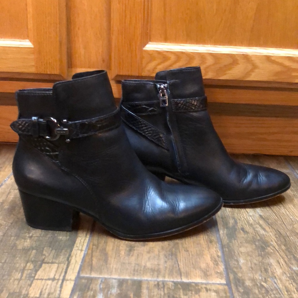 Coach Paulina ankle boots black